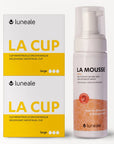 Pack Duo Luneale- 2 cups menstruelles L + La Mousse nettoyant intime BIO