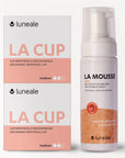 Pack Duo Luneale- 2 cups menstruelles M + La Mousse nettoyant intime BIO