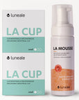 Pack Duo Luneale- 2 cups menstruelles S + La Mousse nettoyant intime BIO