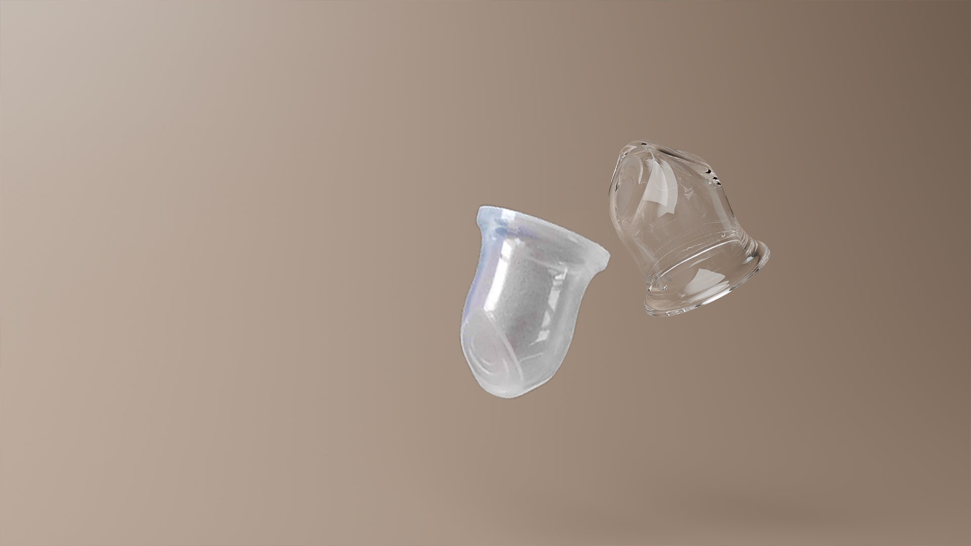 cup menstruelle qui a blanchi opaque solution Image