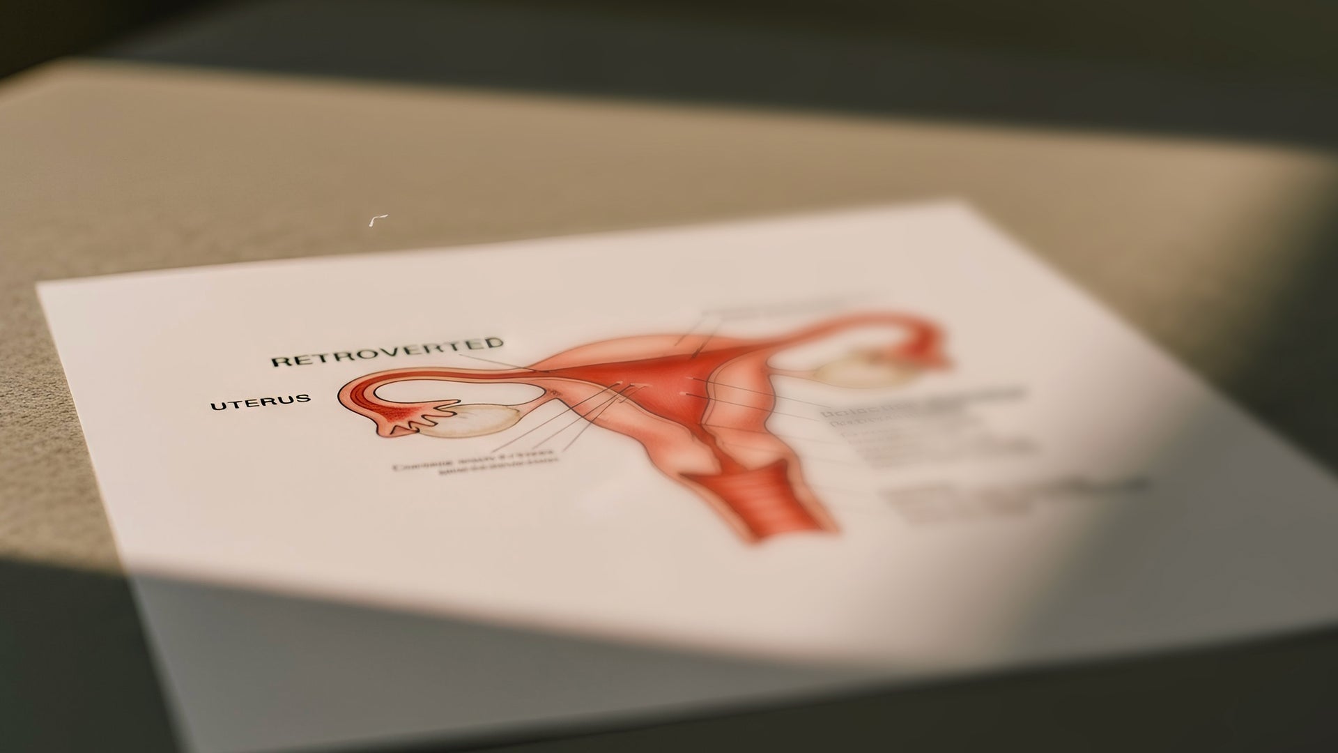 Schema d'un utérus illustrant un article sur la compatibilité entre l'utérus retroversé et la cup menstruelle  Bild