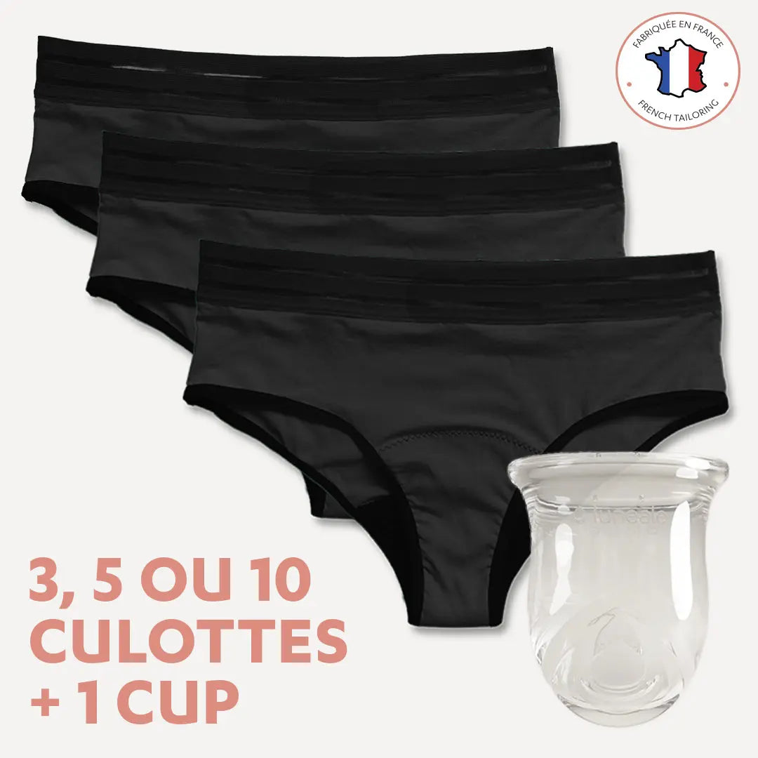 Pack Culottes et Cup menstruelle Luneale