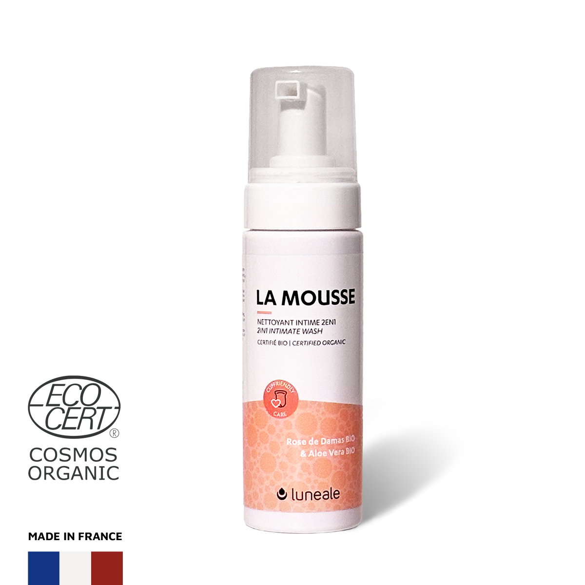 La Mousse | Reinigung der Intimtoilette + Menstruationstasse - Bio Luneale La Mousse | Reinigung der Intimtoilette + Menstruationstasse - Bio Luneale