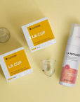 Pack Duo Luneale - lot de 2 cups menstruelles + mousse nettoyante Bio (taille L et L)-2